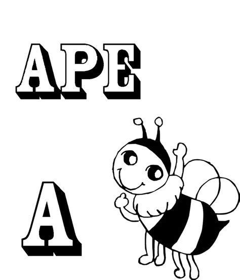 Stato non aprire per ulteriori risposte. Stampa disegno di Scheda Lettera A da colorare