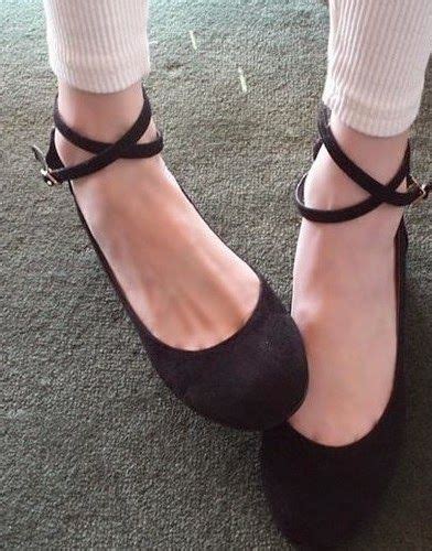 Black Ballet Flats ~ Womens Cute Fashion Retro Shoes Cute Flats