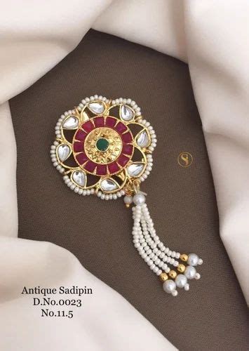 Brass Golden Sadi Pin Imitation Jewellery At Rs 200 Piece In Surat Id 26862849155