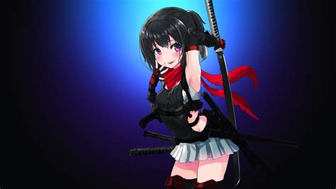 Anime Ninja Girl Wallpapers Wallpaper Cave