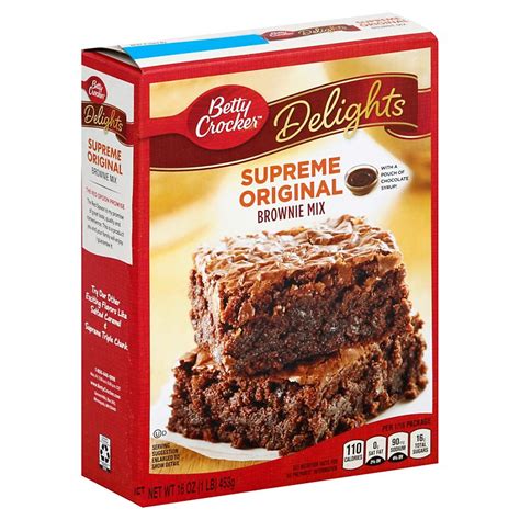 Betty Crocker Delights Supreme Original Brownie Mix Shop Baking