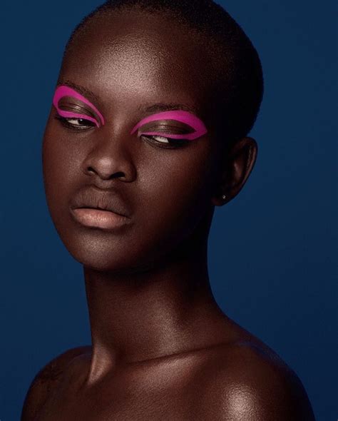 Haddy Ndure By Mike Ruiz For Glassbook Magazine Makeup By Joanne Gair