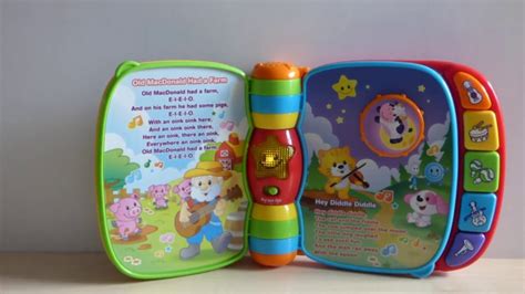 Vtech Baby Musical Rhymes Book Multi Coloured Youtube