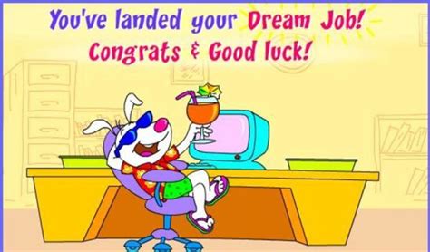 You Have Landed Dream Job Wishes Greetings Pictures Wish Guy