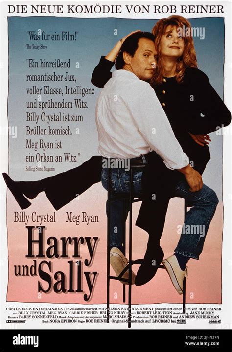 Billy Crystal Meg Ryan When Harry Met Sally 1989 Stock Photo Alamy