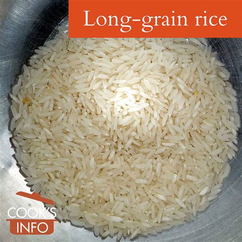 Long Grain Rice Cooksinfo
