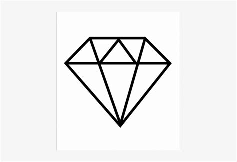 Drawn Diamonds Simple - Engagement Ring Svg - Free Transparent PNG