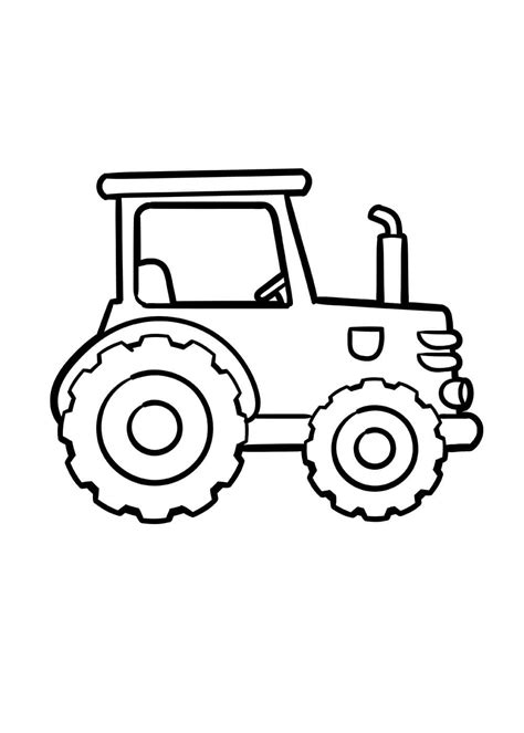 Coloriage Tracteur Pour Enfants Télécharger Et Imprimer Gratuit Sur