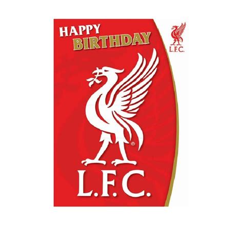 Liverpool Fc Birthday Card Musical Sound Uk Office Products