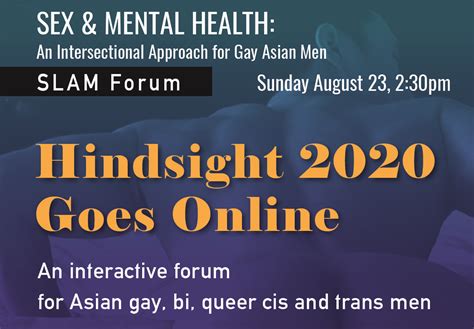 Slam Forum Sex And Mental Health Asian Community Aids Services