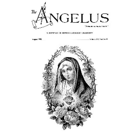 Angelus August 1992 Angelus Press