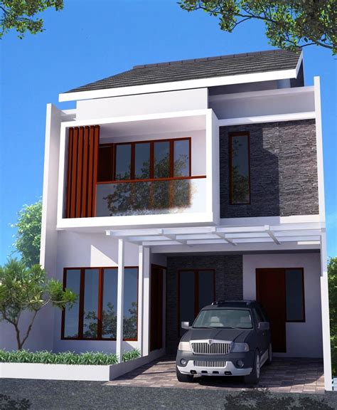 Denah rumah minimalis berikut ini menempati lahan dengan ukuran lebar x panjang = 6x12 meter. 14 Model Desain Rumah Mewah 1 Lantai Ukuran 6X12 Terbaik ...