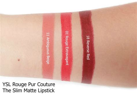 Ysl Rouge Pur Couture The Slim Matte Lipstick Review The Beautynerd