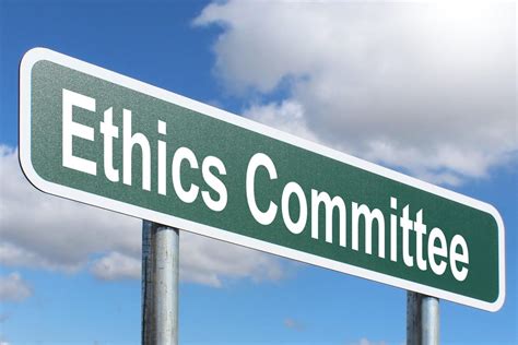 Ethics Committee - Highway sign image