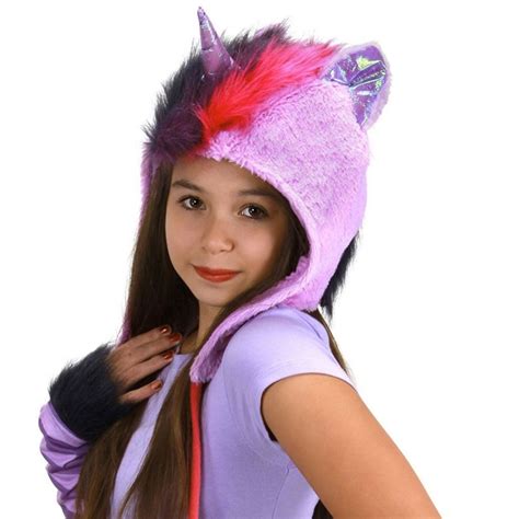 Hasbro My Little Pony Twilight Sparkle Hoodie Hat Kids Novelty Hats