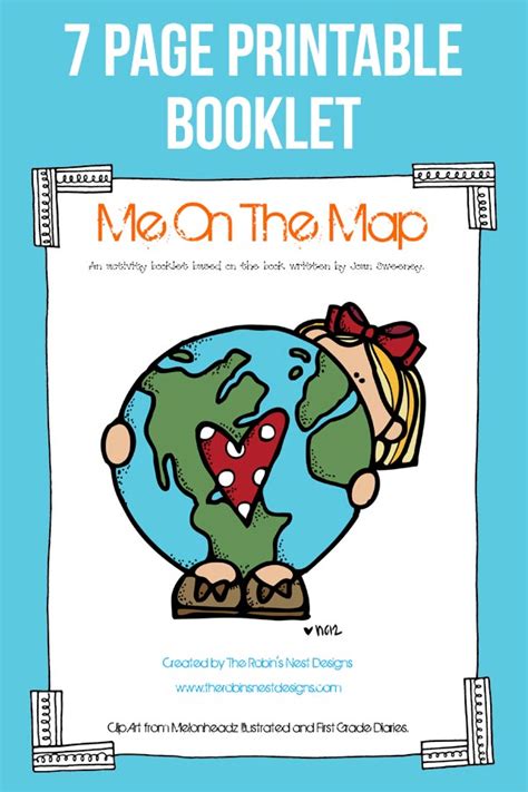 Me On The Map Activity Booklet The Crafting Chicks