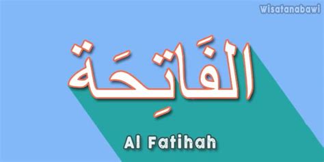 Lihat Lafadz Al Fatihah Arab Aatifa Murottal Quran