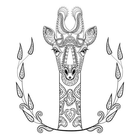 Adult Giraffe Coloring Pages At Free Printable