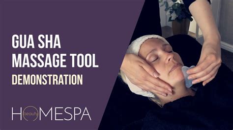 Gua Sha Face Massage Tutorial For Lymphatic Drainage Youtube