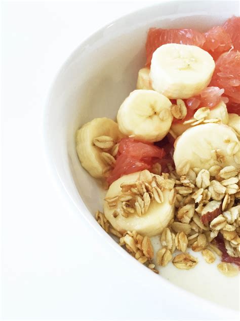 Dairy Free Grapefruit And Banana Breakfast Bowl — The Skinny Fork