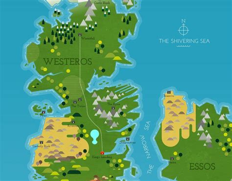 Detailed Game Of Thrones Map Game Of Thrones Game Of Thrones Map The