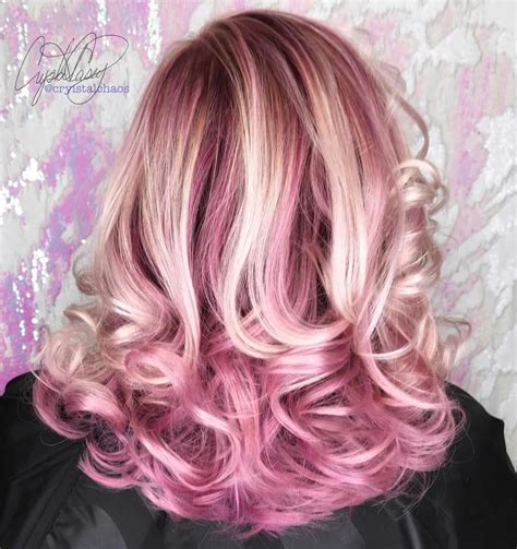 40 Ideas Of Pink Highlights For Major Inspiration Pink Hair