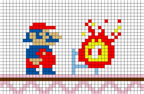 Donkey Kong Mario Pixel Art BRIK Nerdy Perler Beads Hama Beads Mario