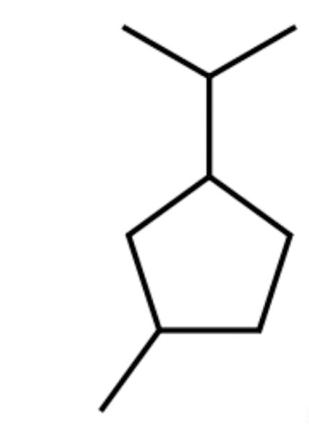 Draw The Skeletal Structure 1 Isopropyl 3 Methyl Cycloheptane