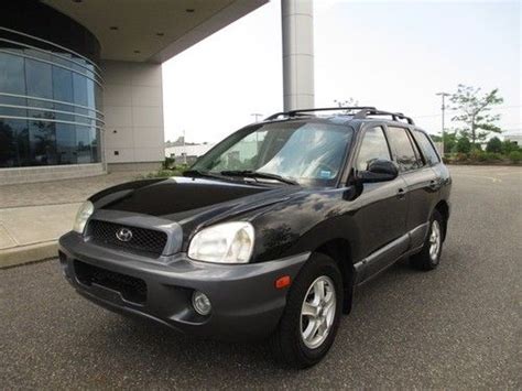 Purchase Used 2002 Hyundai Santa Fe Gls 4wd V6 Black Loaded 1 Owner In