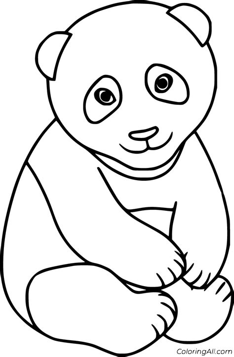 Free Printable Panda Coloring Pages In Vector Format Easy To Print