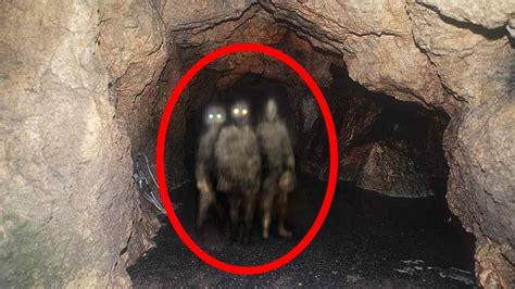 Top 10 Scary Things Encounters In Caves Caught On Camera Youtube