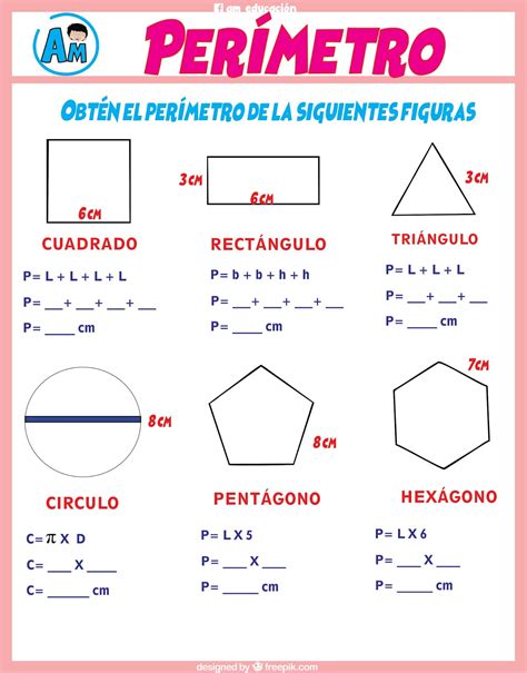 Calculo El Area Y Perimetro De Estas Figuras Ficha Interactiva Images