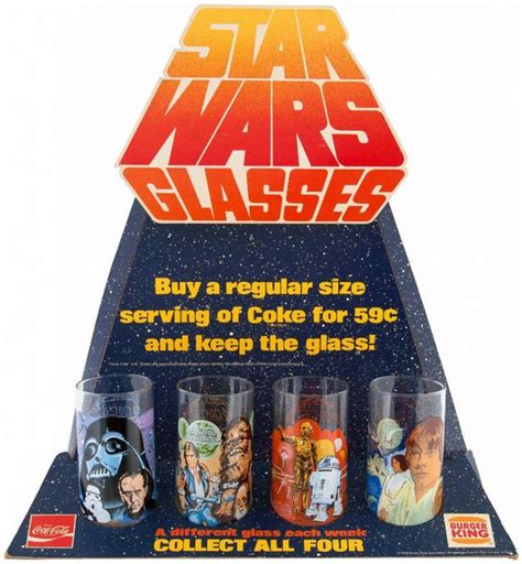 Coming To A Galaxy Near You Star Wars Burger King Drinking Glasses Flashbak