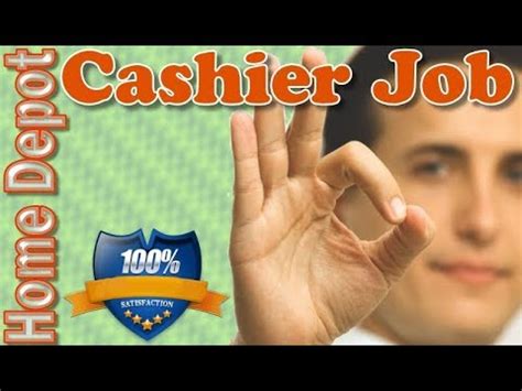 Home Depot Cashier job position online - info and way to apply. - YouTube