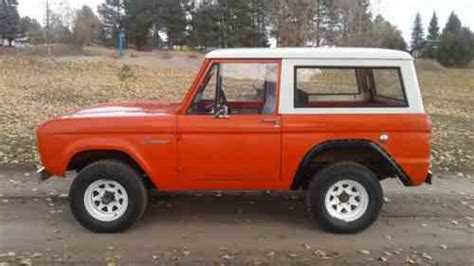 Ford Bronco 1967 All Original Bronco Paint All One Owner Cars For Sale