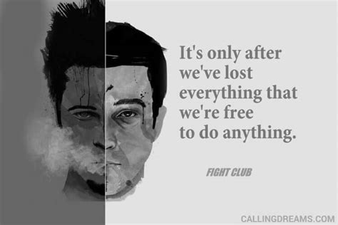 46 what happens in fight club stays in fight club. Tyler Durden Quotes from Fight Club Movie