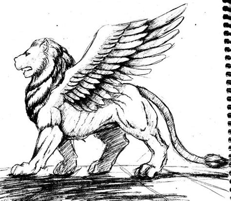 Winged Lion By Rosmazeppelin On Deviantart