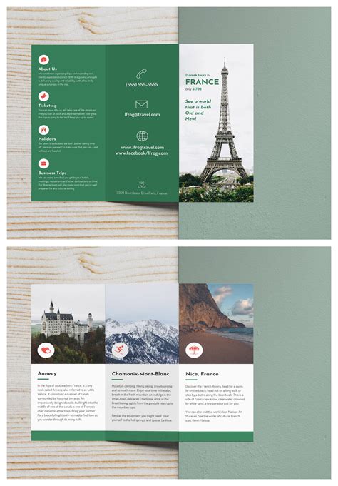 Travel Brochure Template Make Your Mockup In Seconds Printable Template