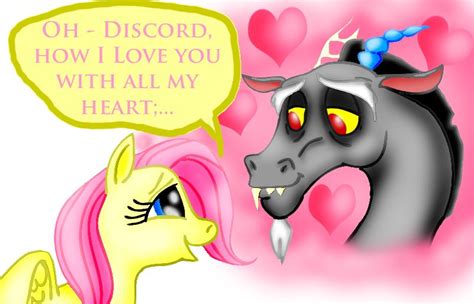 Fluttershy Loves Discord With All Her Heart Mlp Fluttershy And