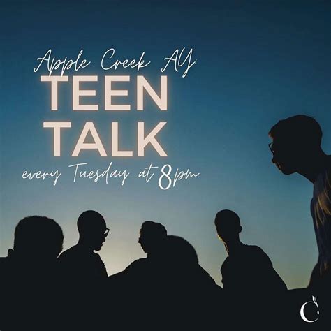 Teen Talk Apple Creek Sda Church