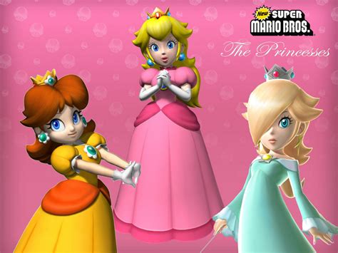 Peach Daisy And Rosalina The 3 Princesses From Mario Photo 40327627 Fanpop