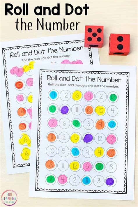 Math Games For Kindergarten Free Printable
