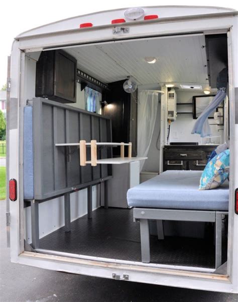 Their Cargo Trailer Camper Conversion And How They Built It Cargo