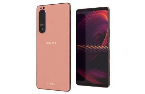 Sony Xperia 5 Iii Pink 3d Model By Reverart