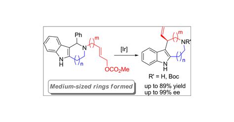 Enantioselective Synthesis Of Indole Annulated Medium Sized Rings