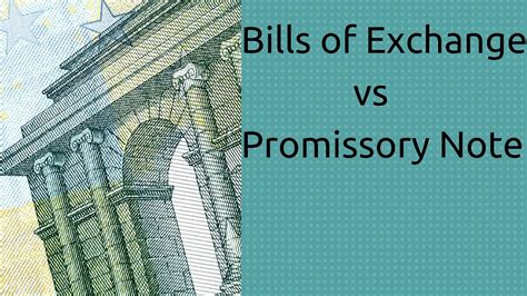 Difference Between Bills Of Exchange Vs Promissory Note Accounting