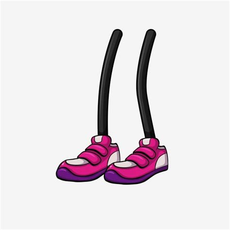 Lovely Lovely Lovely Legs Cartoon, Cartoon Legs, Purple, Purple Legs PNG and Vector with ...