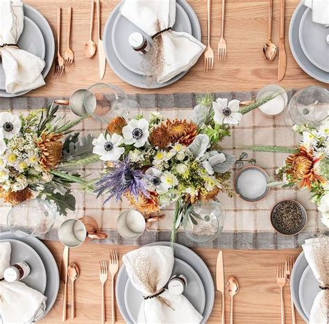 25 charming ideas for summer party table settings. 55 Thanksgiving Table Settings - Thanksgiving Tablescapes ...