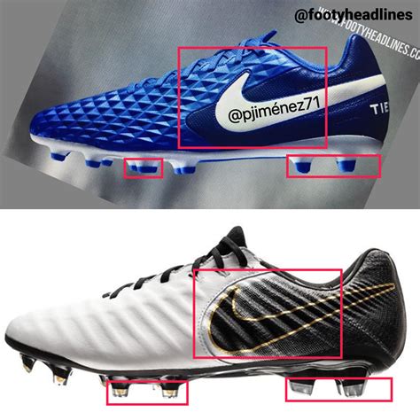 Soccer cleats have shorter, rounder cleats and have no toe cleats. Evolution aber keine Revolution | Current-Gen Nike Tiempo ...