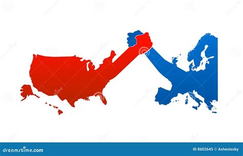 United States Versus Europe Royalty Free Stock Photo Image 8602645